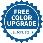 free color upgrade call for details
