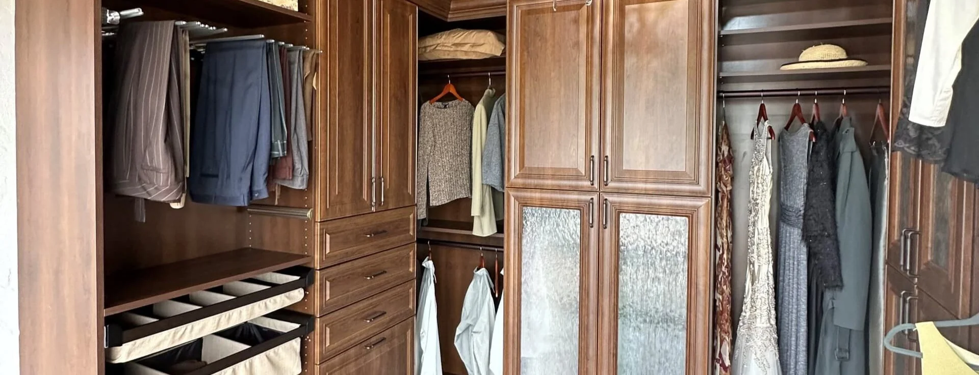 Closet Trends hero photo 7 - showroom brown closet